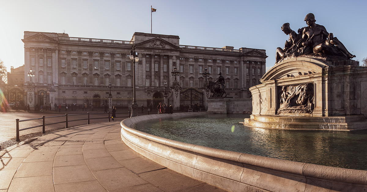 Buckingham Palace at Sunset